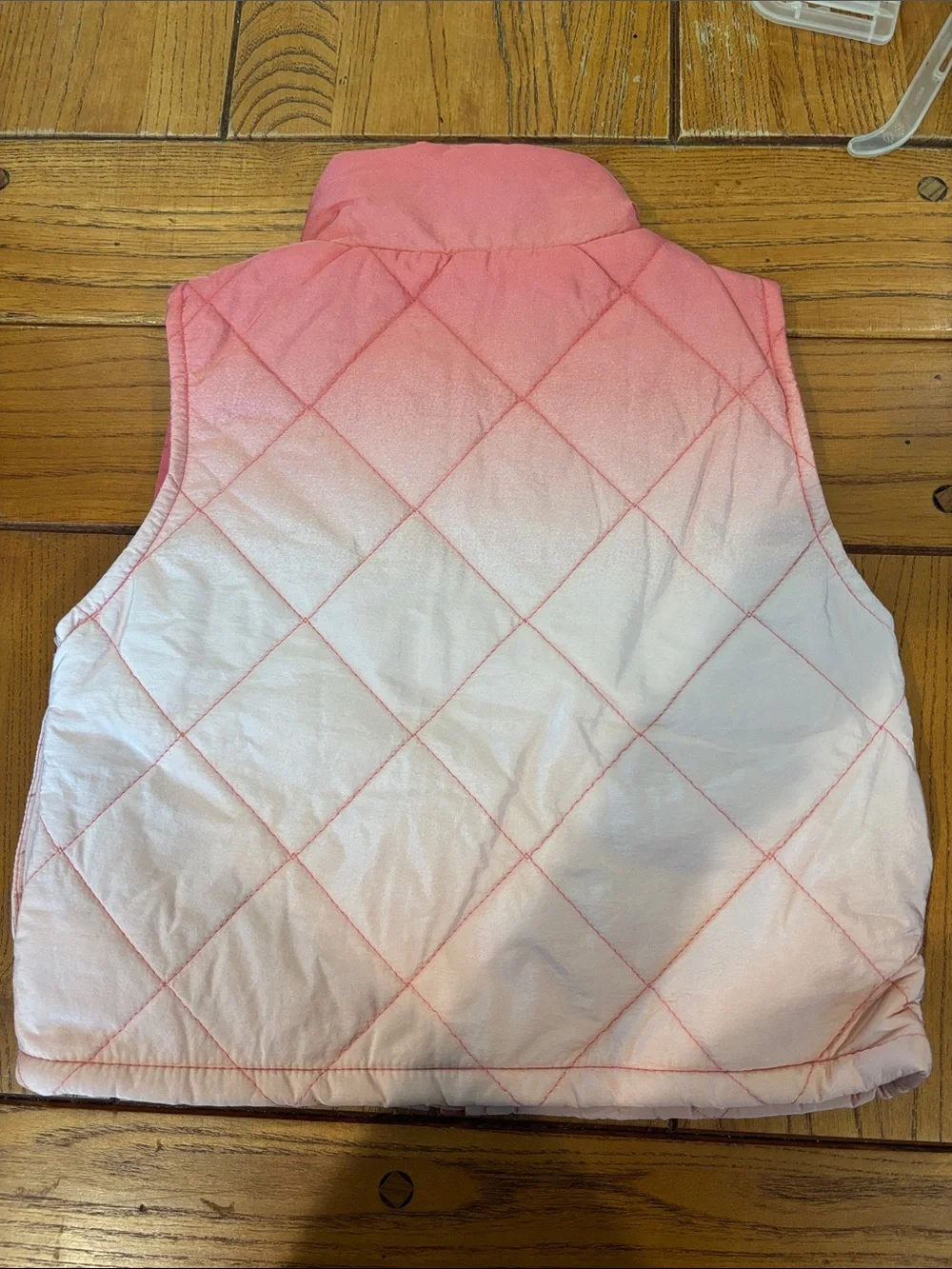 Carter's Quilted Ombre Puffer Vest - Pink to White